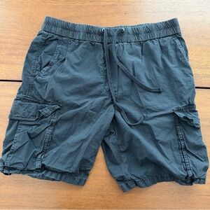 James Perse Navy Cargo Drawstring Shorts
